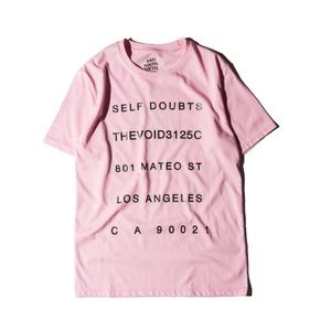 Pink Anti Social Self Doubt Pink Tee